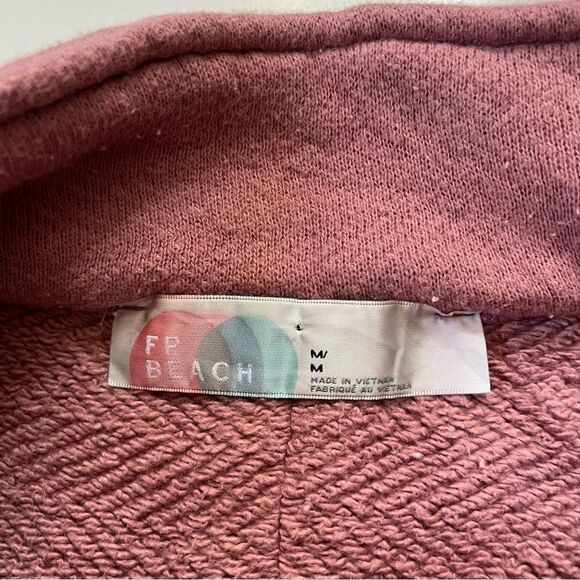 Free People PINK Rowan Pullover Medium Oversized!!! - Picture 9 of 14